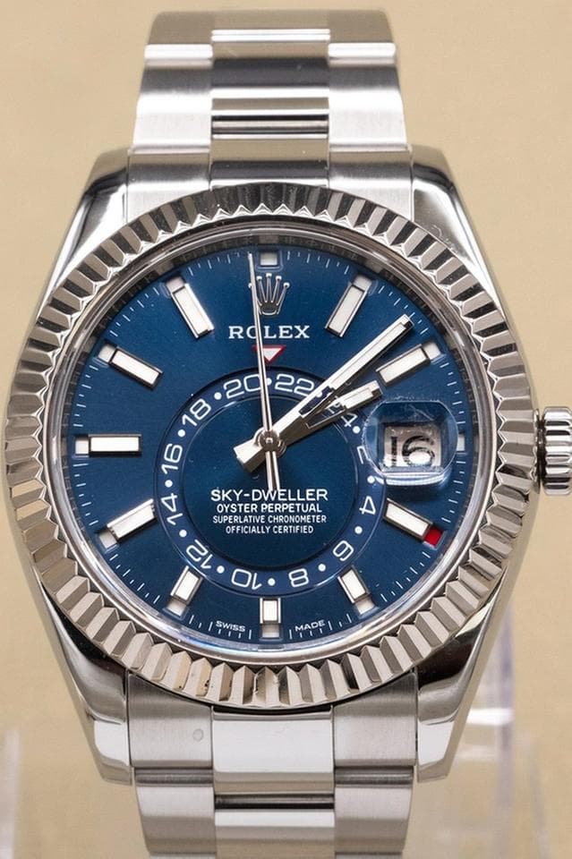 Rolex Sky-DwellerBlue Dial on Oyster 326934