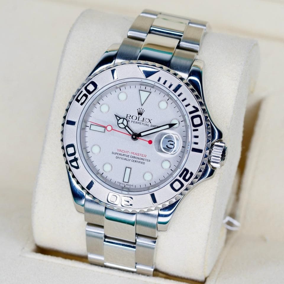 Rolex Yacht-Master 4016622 “PLATINUM” Grey Dial Stainless Steel 40