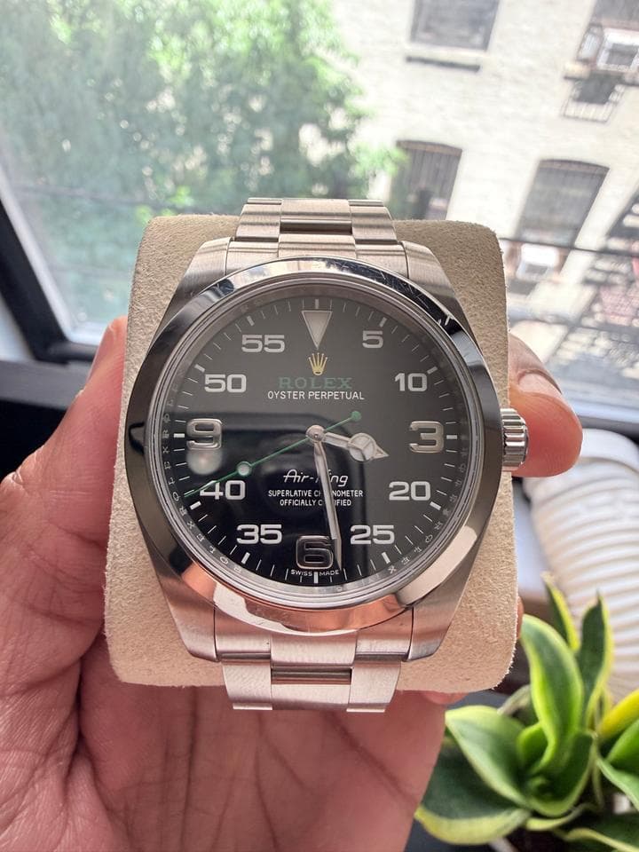 Rolex Air King116900 Black Dial with Papers