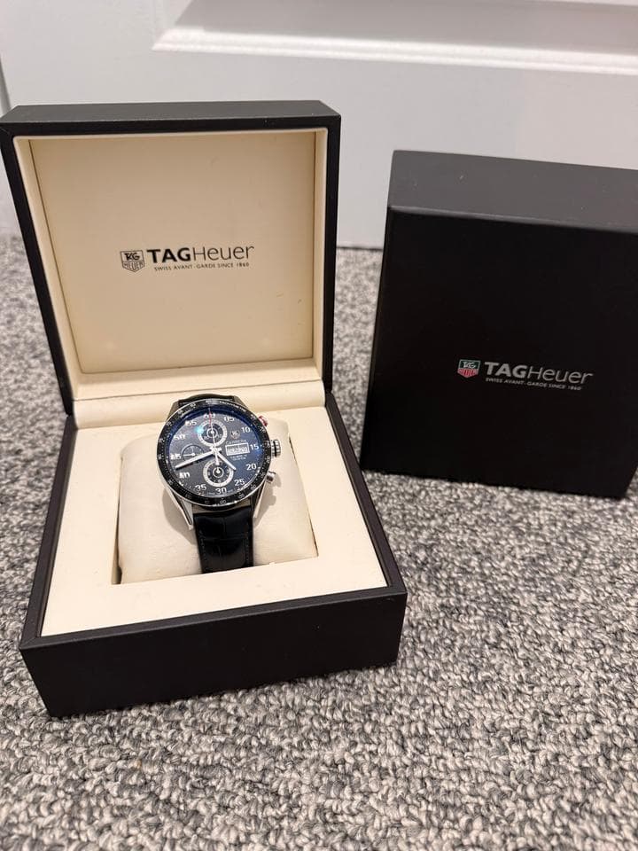 TAG Heuer Carrera Calibre 16Includes original boxes original leather strap