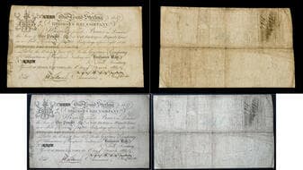 Hudson's Bay Company – One Pound Sterling Bill of Exchange, 1857 (York Factory Issue, No. 4228).Scarce HBC bill of...