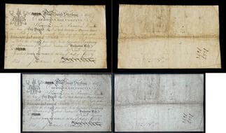Hudson's Bay Company – One Pound Sterling Bill of Exchange, 1857 (York Factory Issue, No. 3916). Scarce HBC bill of...