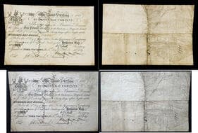 Hudson's Bay Company – One Pound Sterling Bill of Exchange, 1868 (York Factory Issue, No. 212). Scarce HBC bill of...