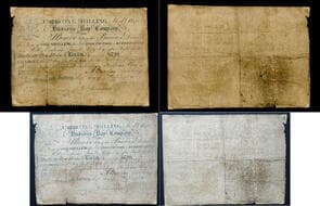 Hudson's Bay Company – One Shilling Bill of Exchange, 1846 (York Factory Issue, No. 0710). Scarce HBC bill of...