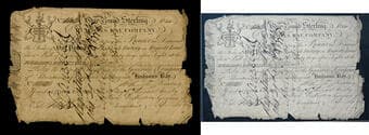 Hudson's Bay Company – One Pound Sterling Bill of Exchange, 1840 (York Factory Issue, No. 143). Scarce HBC bill of...