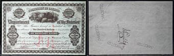 Dominion of Canada Department of the Interior Dominion Lands Branch The Bearer hereof is entitled to an allowance of...