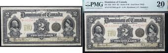 1914 $2 DC-22d #P-877883 PMG Very Fine-20 Estimate: 750 - AND UP CAD