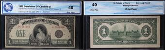 1917 $1 DC-23d #J-746146A WMG Extra Fine-40 Estimate: 500 - AND UP CAD