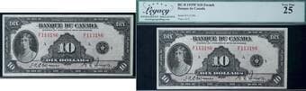 1935 $10 BC-8 #F113186 Legacy Choice Very Fine-25 Estimate: 750 - AND UP CAD