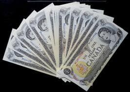 1973 $1 BC-46a-i #AFJ5717730 to 7743 - Lot of 14 consecutive numbered notes in Crisp Uncirculated or better. Estimate:...
