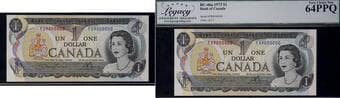 Million; 1973 $1 BC-46a #FS9000000 Legacy Choice Uncirculated-64PPQ Estimate: 325 - AND UP CAD