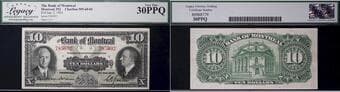 The Bank of Montreal 1935 $10 #785992 CH-505-60-04 Legacy Choice Very Fine-30PPQ Estimate: 125 - AND UP CAD