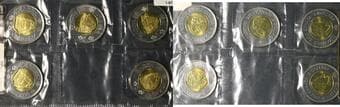 2012 Uncirculated Set of $2 Coins – HMS Shannon "Extra Sail" Variety. Rare and highly collectible 5-coin...
