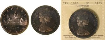 1966 $1 "Large Beads" ICCS Gem Specimen-65 - An attractive specimen displaying a harmonious blend of green, russet, and...