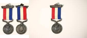 Medal of Honour for Agricultural Merit (Au Mérite Agricole) Province of Quebec, awarded to John Geddes, dated 1911. ...