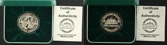 Colorado Mining Association 100th Anniversary, National Western/ Mining Association with central images of above and...
