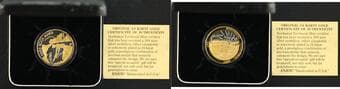 The Hard Rock Miner, with obverse image of underground Jack leg driller with above mine complex to right, reverse...