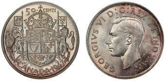 1937 10¢ PCGS MS65. Nice and Attractive eye appeal. Estimate: 125 - AND UP CAD