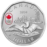 2014 $1 Lucky Loonie NGC PF69 - Pure Silver Coin. Tax Exempt. Estimate: 40 - AND UP CAD