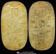 日本 元文小判金 Genbun Koban-Kin 元文元年~文政元年(1736~1818) JNDA09-19 Fr-13 KM-C22...