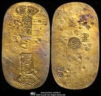 日本 元文小判金 Genbun Koban-Kin 元文元年~文政元年(1736~1818) JNDA09-19 Fr-13 KM-C22 (清甚)...