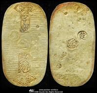 日本 元文小判金 Genbun Koban-Kin 元文元年~文政元年(1736~1818) JNDA09-19 Fr-13 KM-C22...