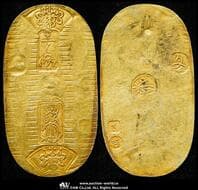 日本 文政小判金 Bunsei Koban-Kin 文政2年~11年(1819~1828) JNDA09-20 Fr-14 KM-C22a...