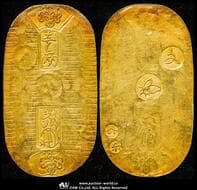 日本 文政小判金 Bunsei Koban-Kin 文政2年~11年(1819~1828) JNDA09-20 Fr-14 KM-C22a...