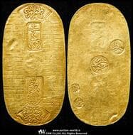 日本 文政小判金 Bunsei Koban-Kin 文政2年~11年(1819~1828) JNDA09-20 Fr-14 KM-C22a...