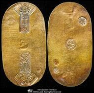 日本 天保小判金 Tenpo Koban-Kin 天保8年~安政5年(1837~58) JNDA09-23 Fr-17 KM-C22d...