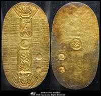 日本 万延小判金 Man-en Koban-Kin 万延元年~慶応3年(1860~67) JNDA09-23 Fr-17 KM-C22d...
