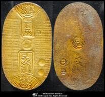 日本 万延小判金 Man-en Koban-Kin 万延元年~慶応3年(1860~67) JNDA09-23 Fr-17 KM-C22d...