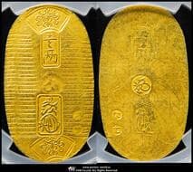 日本 万延小判金 Man-en Koban-Kin 万延元年~慶応3年(1860~67) JNDA09-23 Fr-17 KM-C22d...