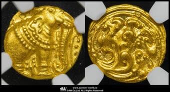 INDIA Gangas of Talakad タラカドのガンガス AV Pagoda ND(1100~1327) Fr-288 右向き象...