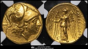 Kingdom of Macedon マケドニア王国 AV Stater Alexander III アレクサンドロス3世 336~323BC...