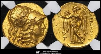 Kingdom of Macedon マケドニア王国 AV Stater Alexander III アレクサンドロス3世 336~323BC...