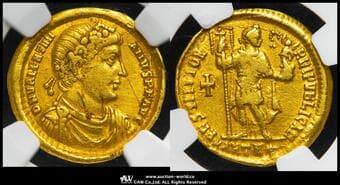 Western Roman Empire 西ローマ帝国 AV Solidus Valentinian I ヴァレンティニアヌス1世 AD364~375...