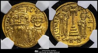 Byzantine Empire ビザンチン帝国 AV Solidus Constans II コンスタンス2世 AD654~668...