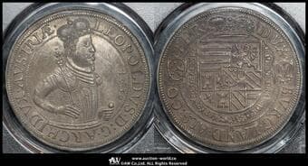 HOUSE OF HABSBURG Erzherzog Leopold V レオポルド5世大公(1619~32) Taler 1632 Dav-3355 Voglh-181/V KM-272...