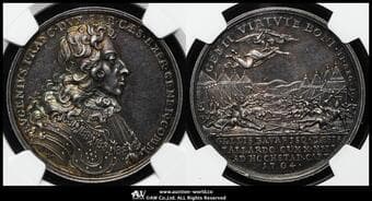 HOUSE OF HABSBURG Leopold I レオポルト1世(1657~1705) AR Medal 1704-Dated Julius-659...
