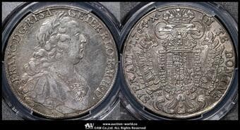 HOUSE OF HABSBURG Franz フランツ1世(1745~65) Taler 1764HA Dav-1155 Voglh-289 KM-2037 ハル PCGS-XF...