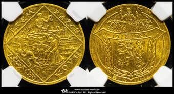 CZECHSLOVAKIA チェコスロバキア 2Ducats 1928 Fr-7 KM-X3 共和国建国10年記念(6.98g 98.6%) NGC-MS63...