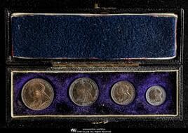 GREAT BRITAIN Victoria ヴィクトリア(1837~1901) Maundy Set 1894 S-3943 KM-MDS150 Bull-3555(ESC-2512)...