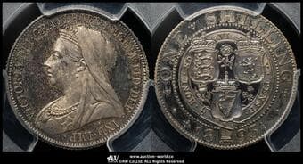 GREAT BRITAIN Victoria ヴィクトリア(1837~1901) Shilling 1893 S-3940 KM-780 Bull-3155(ESC-1362)...