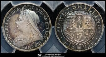 GREAT BRITAIN Victoria ヴィクトリア(1837~1901) Shilling 1893 S-3940 KM-780 Bull-3155(ESC-1362)...