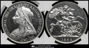 GREAT BRITAIN Victoria ヴィクトリア(1837~1901) Crown 1893LVI Dav-108 S-3937 KM-783 Bull-2594(ESC-304)...