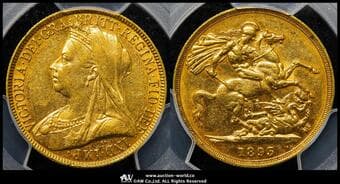 GREAT BRITAIN Victoria ヴィクトリア(1837~1901) 2Pounds 1893 Fr-395 S-3873 KM-786 オールド・ヘッド ...
