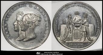 GREAT BRITAIN Victoria ヴィクトリア(1837~1901) WM Medal 1842 BHM-2045...