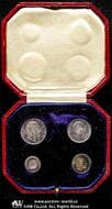 GREAT BRITAIN Edward VII エドワード7世(1901~10) Maundy Set 1904 S-3985 KM-MDS161...