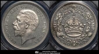 GREAT BRITAIN George V ジョージ5世(1910~36) Crown 1934 Dav-110 S-4036 KM-836...